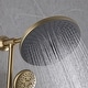 preview thumbnail 19 of 44, Modland 5-Spray Shower System - 10" Rainfall, Pressure Balance Valve, Matte Black/Gold/Nickel