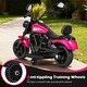 preview thumbnail 27 of 38, Gymax Kids Motorcycle w/Headlight Music Training Wheels Foot Pedal for