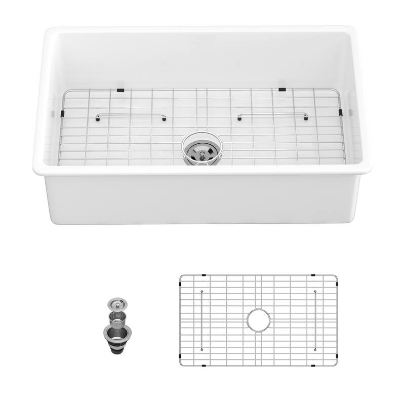 Undermount Single Bowl Ceramic Kitchen Sink