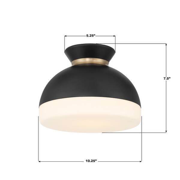 Crystorama Lighting Group GID-4000 Gidget 10" Wide Semi-Flush Ceiling