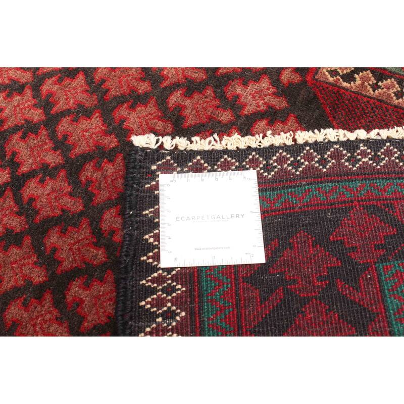 ECARPETGALLERY Hand-knotted Teimani Black Wool Rug - 2'9 x 4'5