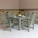 preview thumbnail 17 of 20, Lehigh 5-Piece Outdoor Dining Set - 42" x 42" Table, Dining-height