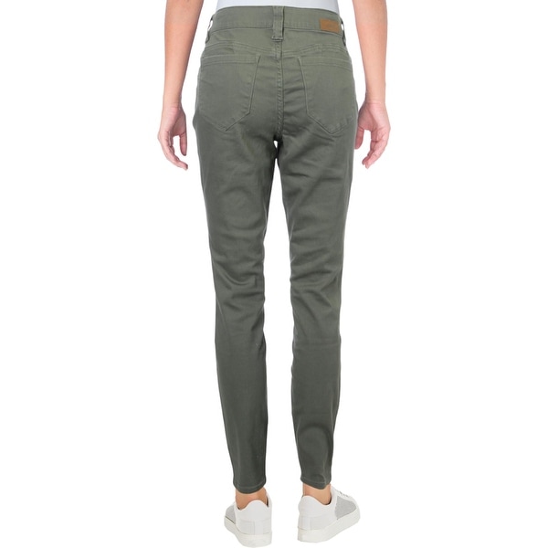 olive colored women's jeans