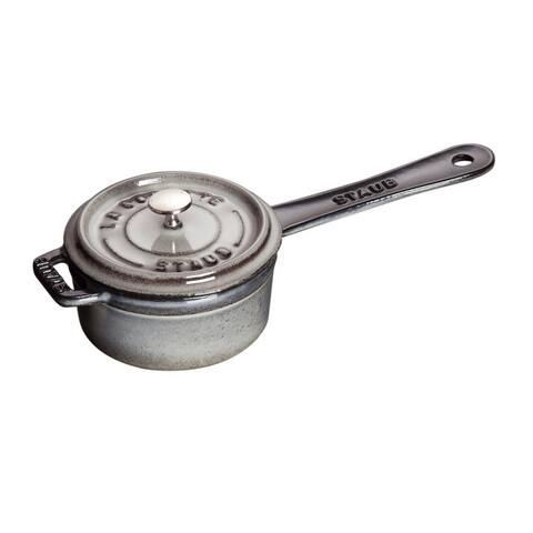 STAUB Cast Iron 0.25-qt Mini Saucepan