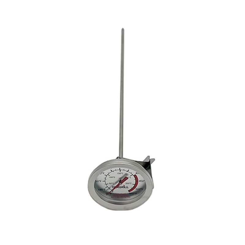 Nexgrill Stainless Steel 12" Deep Fry Thermometers with Clip - Silver