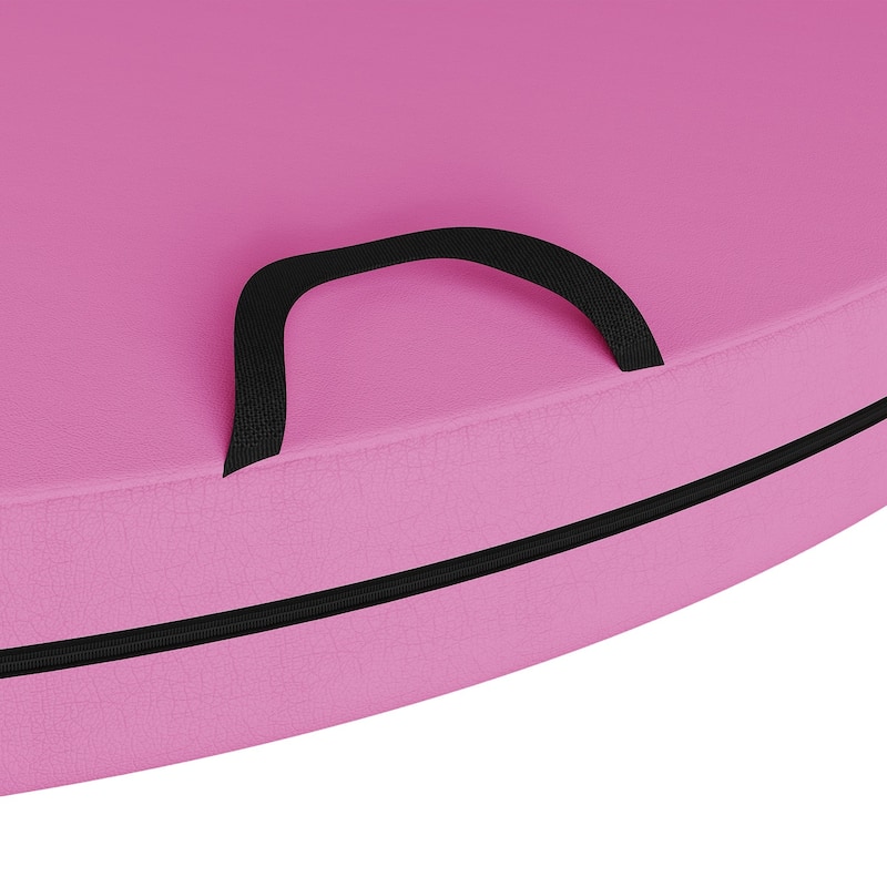 Foldable Pole Dance Safety Mat 3.5 Inch Thick EPE Foam Multi-Use Gymnastics Yoga Pilates Mat with Handles