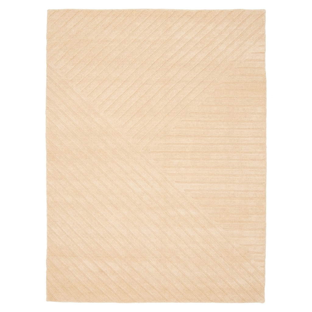 Kashkuli Gabbeh Beige Rug 5'3" x 7'3" - 5'3 x 7'3