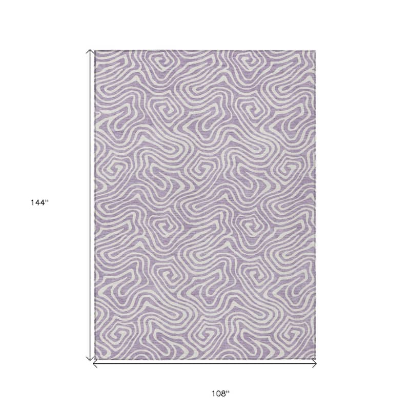 HomeRoots Abstract Transitional Rectangle Outdoor Rug
