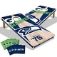 preview thumbnail 1 of 5, Seattle Seahawks NFL 2x4 Cornhole Board Set Include Carrying Case