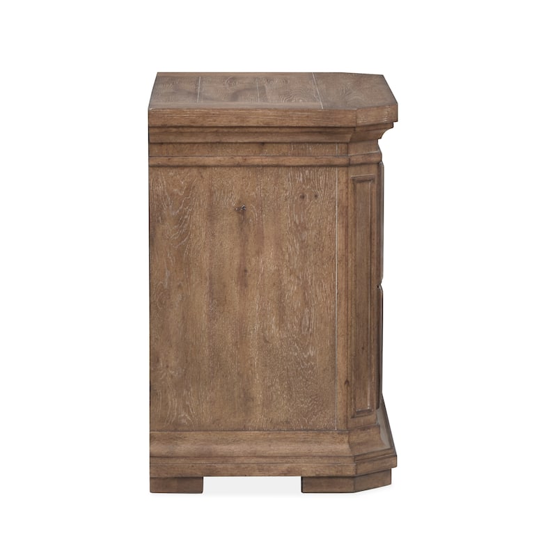 Magnussen Home Adler Court Florentine Walnut Drawer Nightstand