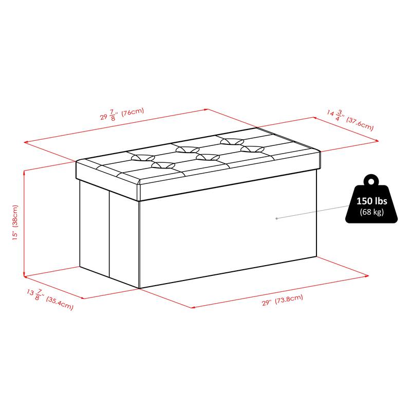 Ashford Rectangular Storage Ottoman