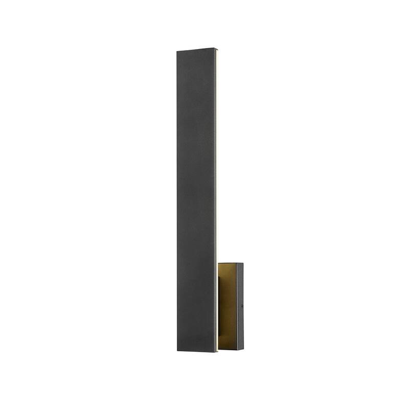 Z-Lite 5007-24-LED Stylet 24" Tall LED Marine Grade Outdoor Wall - Sand Black