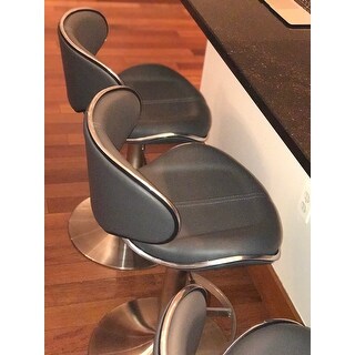 Ecco Brushed Stainless Steel Adjustable Height Swivel Bar ... (320 x 320 Pixel)