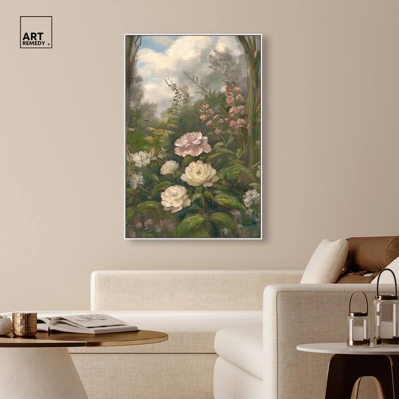 Woodland Bloom Canvas by Art Remedy