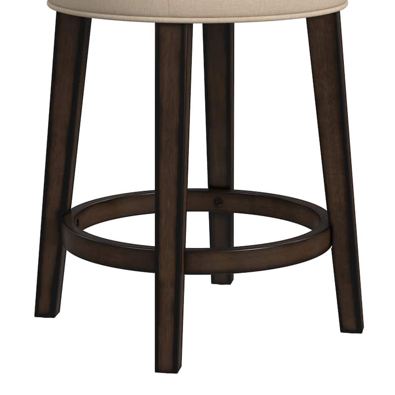 Hillsdale Krauss Wood Backless Counter Height Swivel Stool