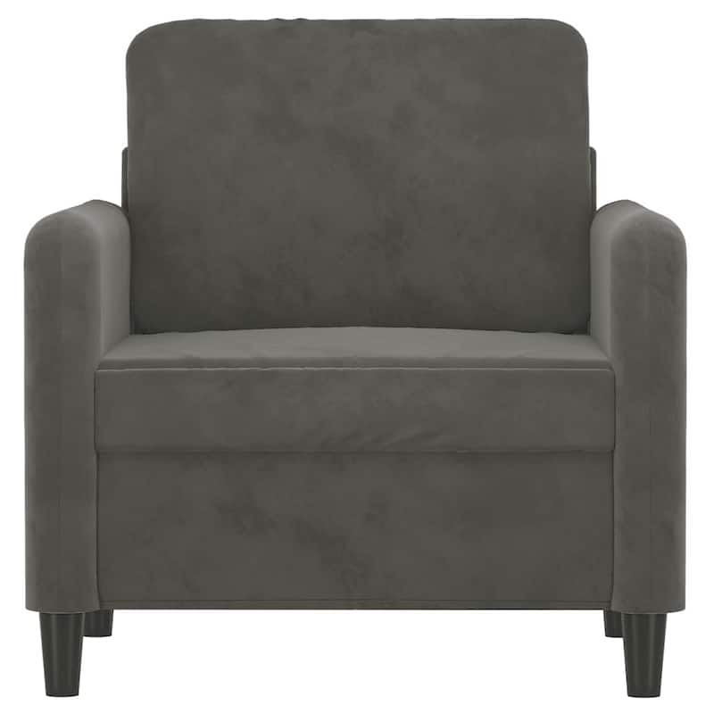 vidaXL Sofa Chair Living Room Accent Upholstered Chair with Armrest Velvet