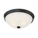 preview thumbnail 2 of 9, Savoy House 2 Light 13" Wide Flush Mount Bowl Ceiling Fixture