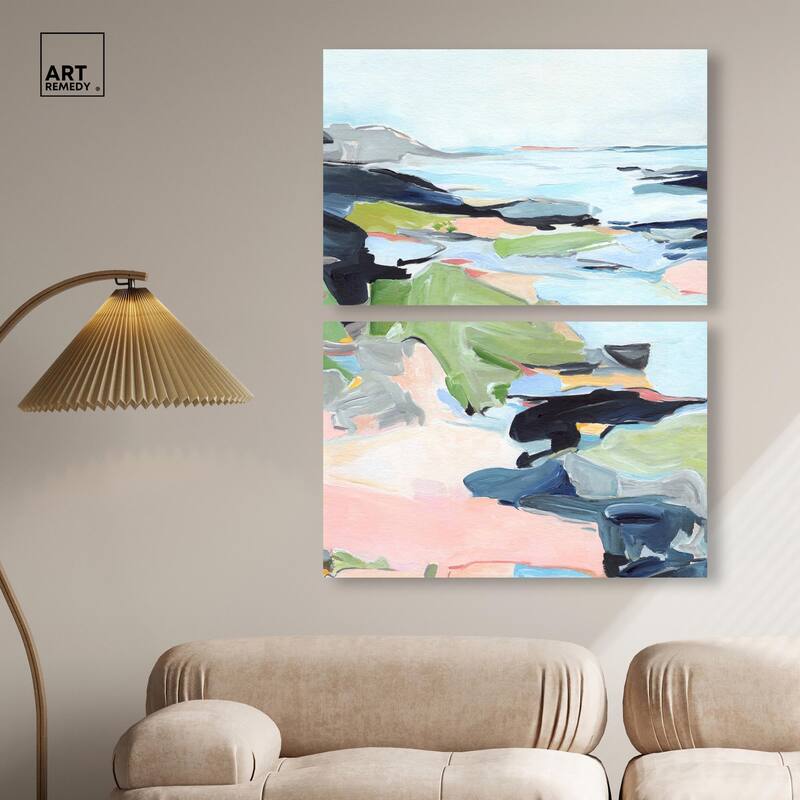 Between Seasons I Canvas Set of 2 by Art Remedy, Gallery Wrapped