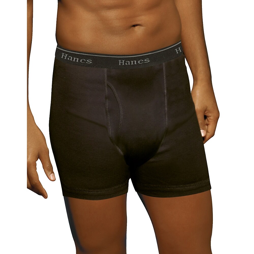 Shop Hanes Ultimate Men S Tagless No Ride Up Boxer Briefs With