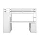 preview thumbnail 7 of 43, Twin Size Loft Bed with 7 Drawers 2 Shelves and Desk