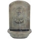 preview thumbnail 6 of 4, Sunnydaze Seaside Outdoor Wall Water Fountain with Florentine Finish - 27-Inch