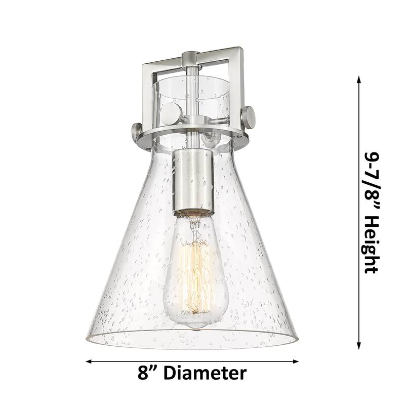 Innovations Lighting 410-1SS-11-8 Newton Cone Pendant Newton Cone 8"