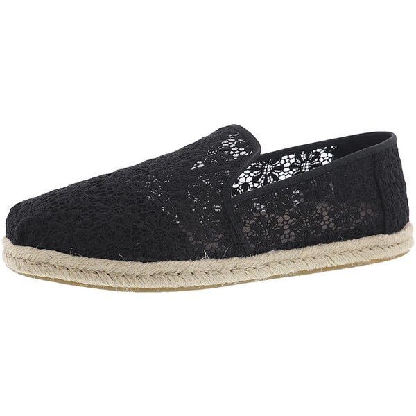 black floral lace toms