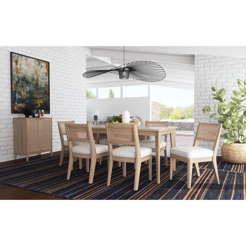 Brentwood Brown Wood Rectangle Dining Table - 66" x 30" x 36"