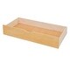 preview thumbnail 13 of 16, Twin Size House Bed Platform Bed Semi-Enclosed Design with Wardrobe and Shelf for Boys Girls, No Box Spring Needed, Natural
