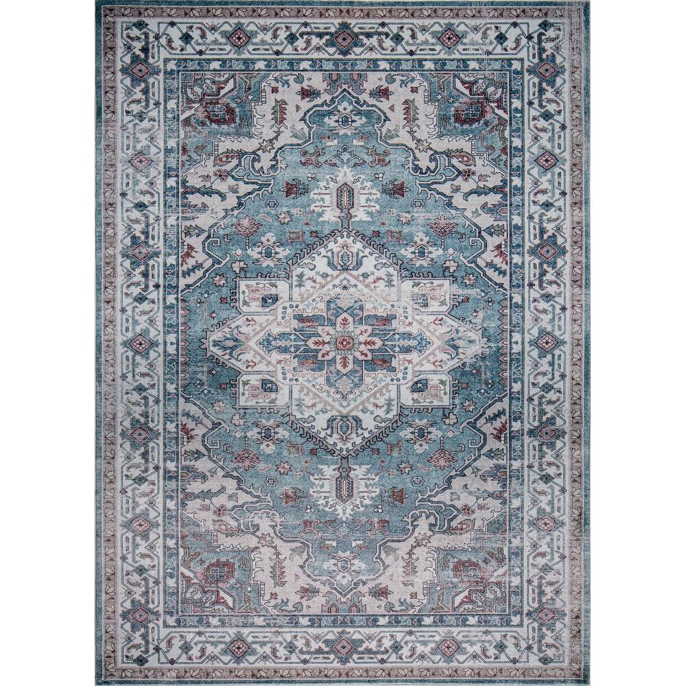 Domani Comfort Modern Bohemian Faux Fur Area Rug