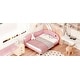 preview thumbnail 24 of 23, Roomfitters Upholstered Rabbit-Shape Daybed, Sofabed with Rabbit Ear Headboard, Pink