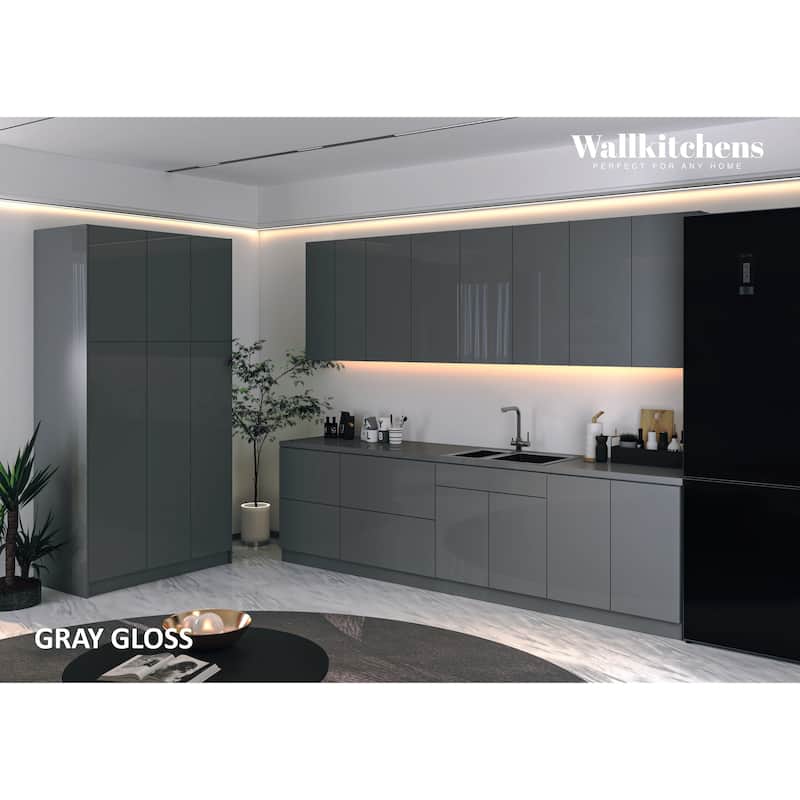 Kitchen Oasis Collection Gray Color Base Size 10Ft Wide - 123x50