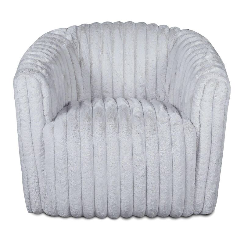 Mira Velvet Swivel Chair, Bedding Bean Bag Sofa Chair High Pressure Foam Bean Bag Chair