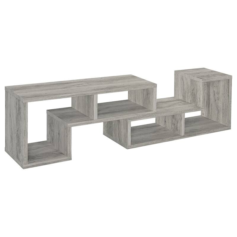 Velma Multipurpose TV Stand and Bookshelf Cappuccino - 47.25" x 15.25" x 22.00"