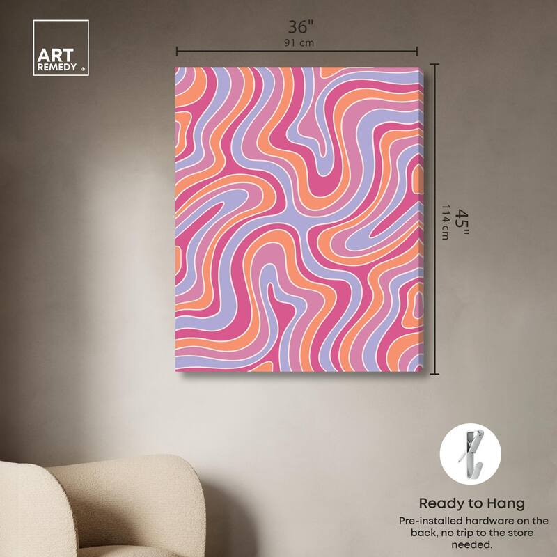 Retro Pop Gummy Bears Canvas by Art Remedy, Gallery Wrapped