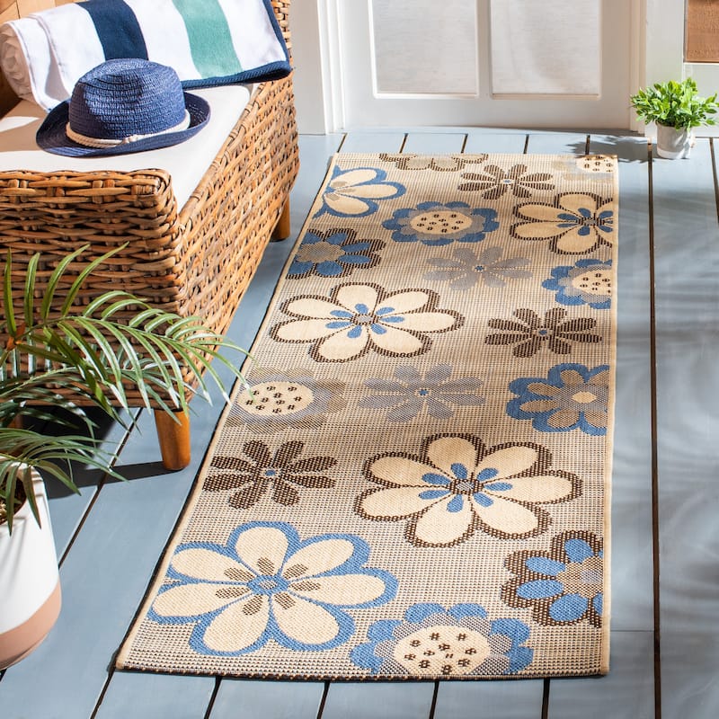 SAFAVIEH Courtyard Doloris Indoor/ Outdoor Waterproof Patio Backyard Rug