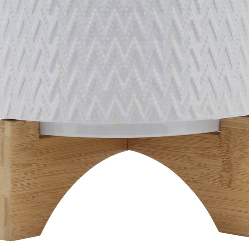 Sagebrook Home White Neutral Ceramic Planter Pot with Stand Indoor/Outdoor
