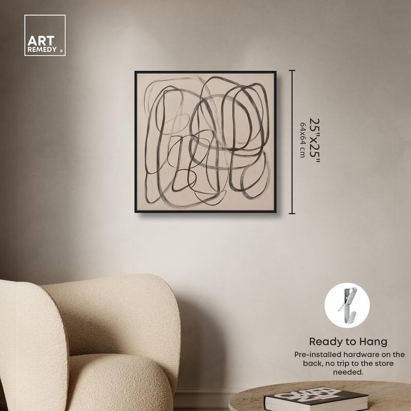 Unbroken Line II Canvas by Art Remedy