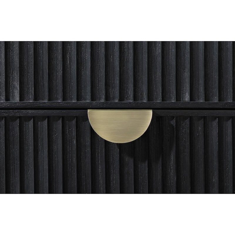 Mason Black 5-Drawer Chest