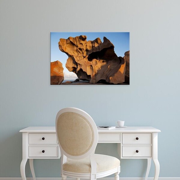 Easy Art Prints Rebecca Jackrel's 'Shy Albatross In Flight' Premium Canvas Art