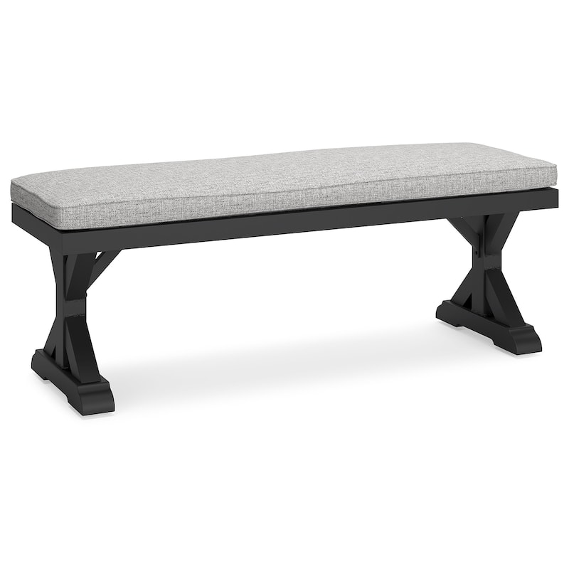 Signature Design by Ashley Beachcroft Outdoor Dining Table and 4 Chairs and Bench