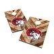 preview thumbnail 1 of 3, Winston Salem State University Rams 2x4 Cornhole Bag Toss Game