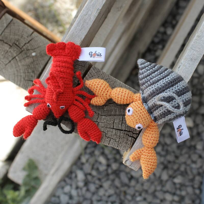 Novica Handmade Holidays From The Shore Crocheted Ornaments (Set Of 2)