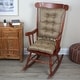 preview thumbnail 5 of 7, Klear Vu Non-Slip Omega Jumbo Rocking Chair Cushion Set