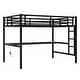 preview thumbnail 7 of 12, Space-Saving Design Loft Bed with Desk, Full XL Size