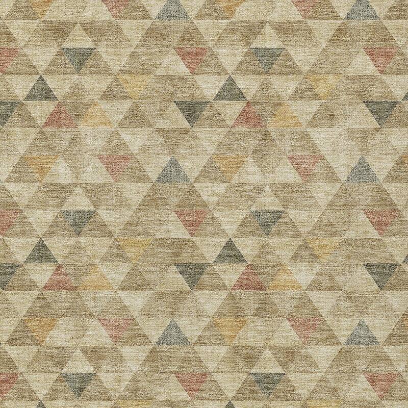 HomeRoots Geometric Transitional Rectangle Outdoor Rug