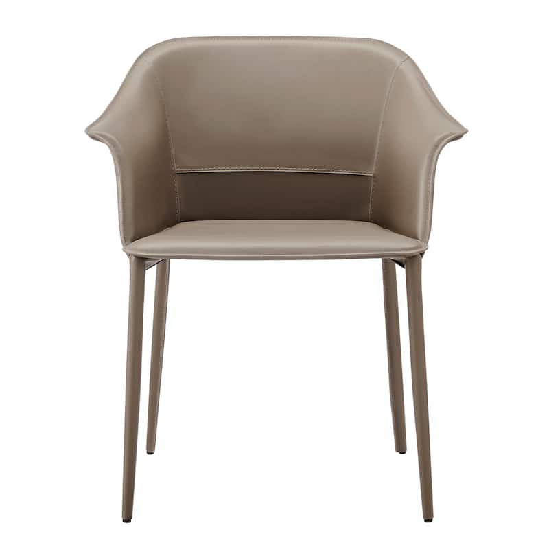 NPD Furniture Callie Recycled Leather Dining Arm Chair