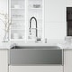 preview thumbnail 12 of 156, VIGO Edison 19" H Single Handle Pull-Down Sprayer Kitchen Faucet