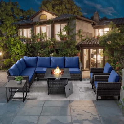 Gymojoy Patio Conversation Sofa Set with Chair