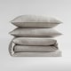 preview thumbnail 8 of 25, Calvin Klein Melange Cotton Flannel Solid Comforter Set